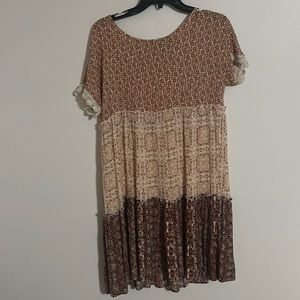 Layered boho dress